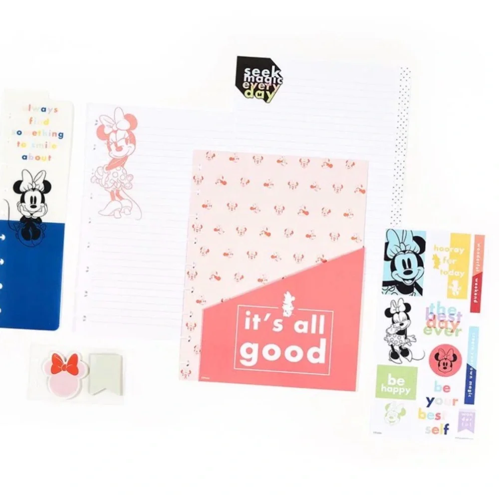 NWT-Happy Planner Disney© Minnie Mouse Magic Colorblock Classic Accessory Pack